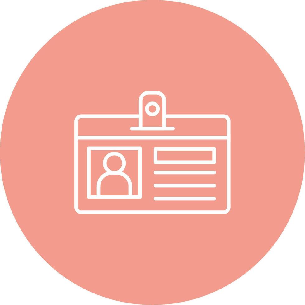 Identification Card Icon Design Symbol vector