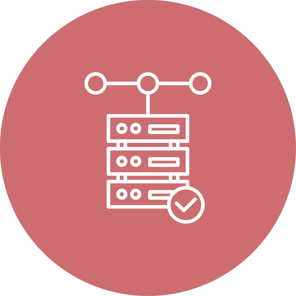 Database Icon Design Symbol vector