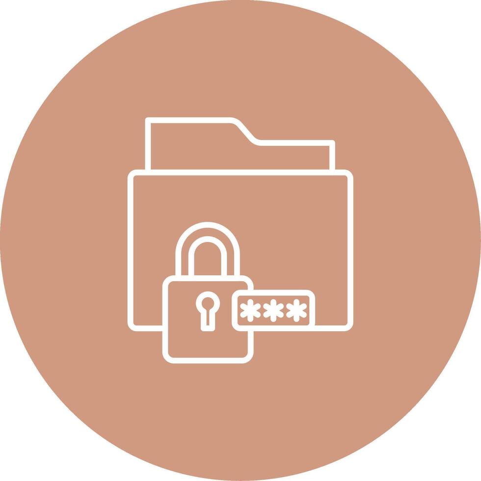 Data Encryption Icon Design Symbol vector