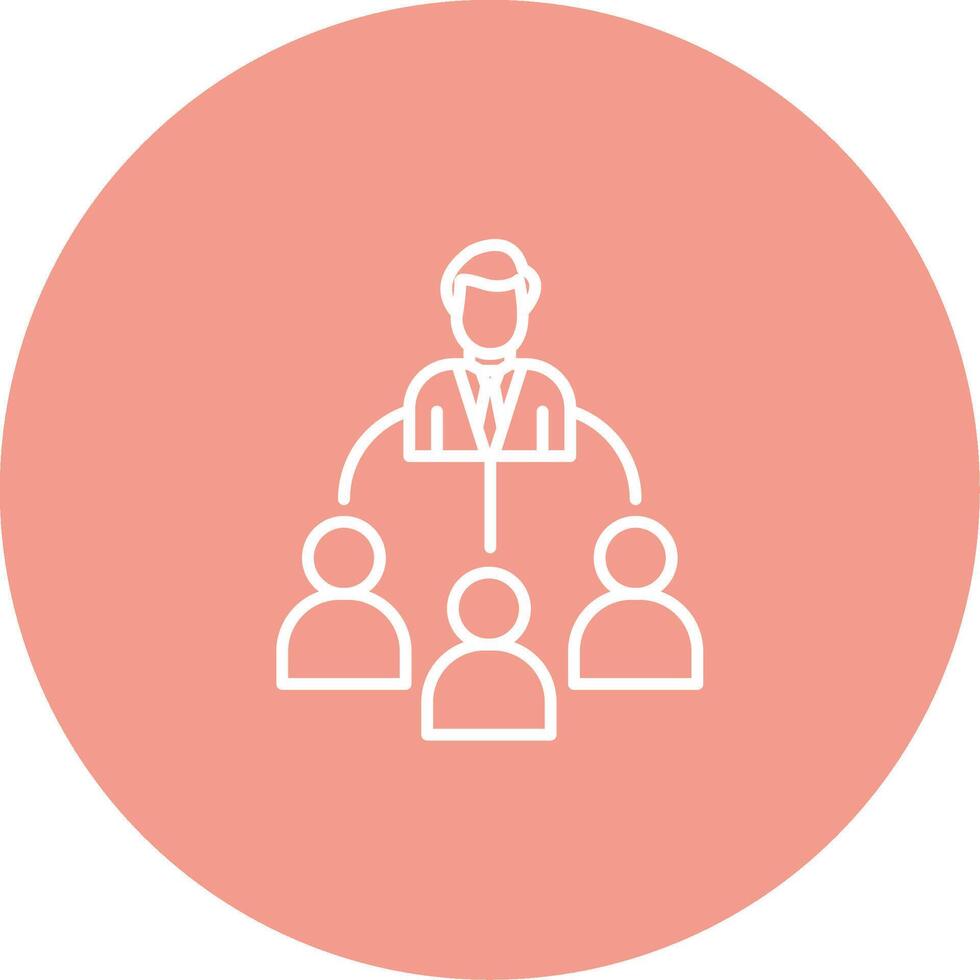 Delegate Icon Design Symbol vector