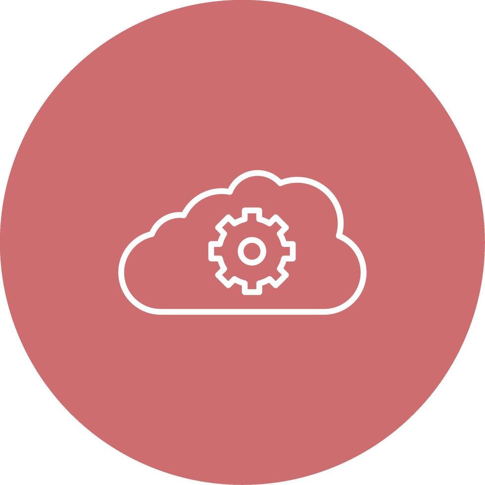 Cloud Storage Icon Design Symbol vector