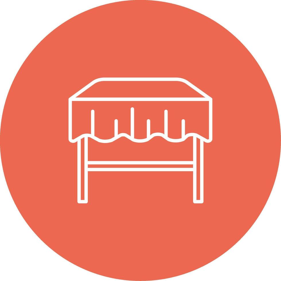 Dining Table Icon Design Symbol vector