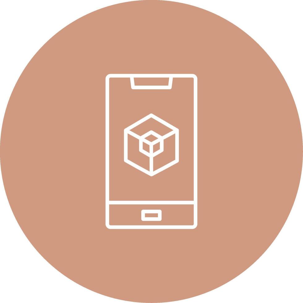 Augmented Reality Icon Design Symbol vector