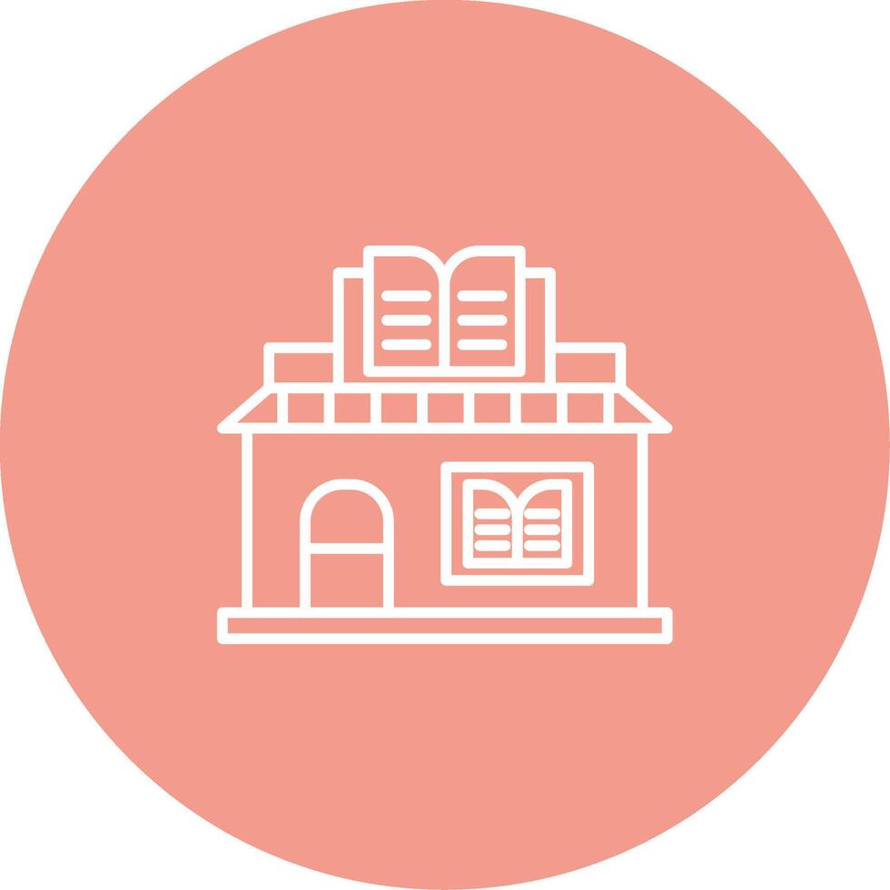Book Shop Icon Design Symbol vector