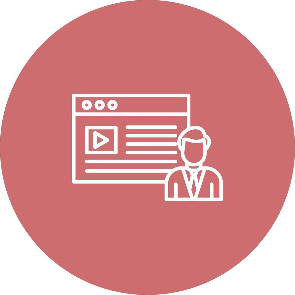 Content Creator Icon Design Symbol vector