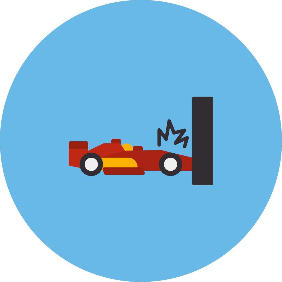 Car Accident Icon Design Symbol vector