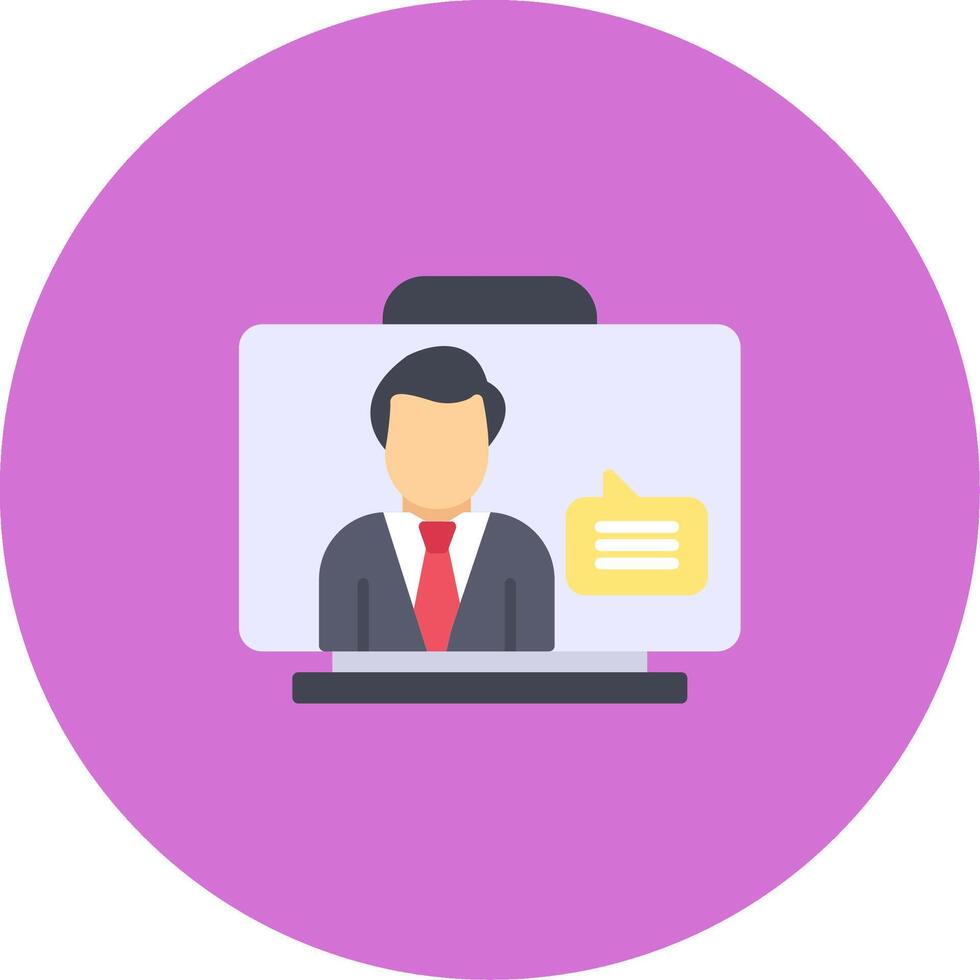 Virtual Assistant Icon Design Symbol vector
