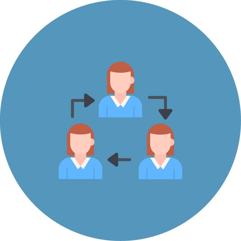 Team Work Icon Design Symbol vector