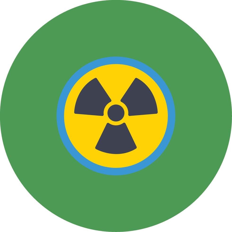 Nuclear Icon Design Symbol vector