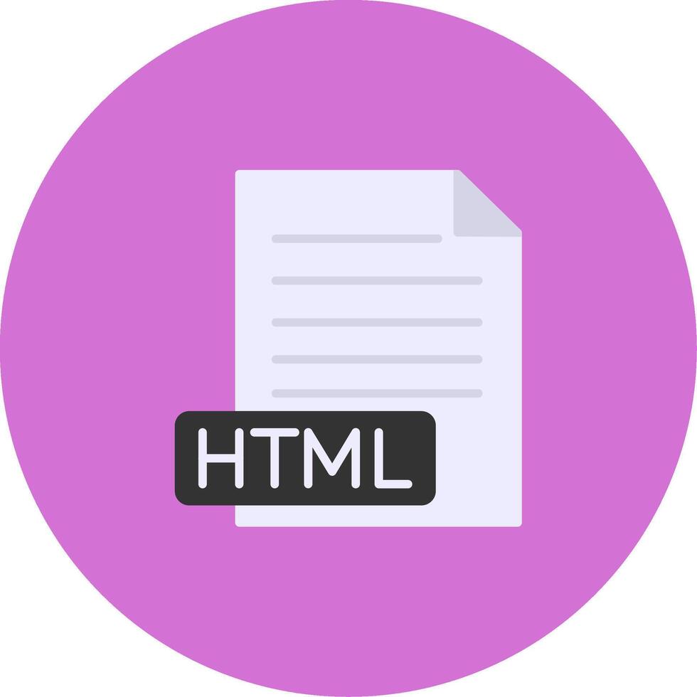 HTML Icon Design Symbol vector