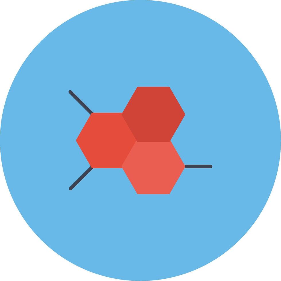 Molecular Icon Design Symbol vector