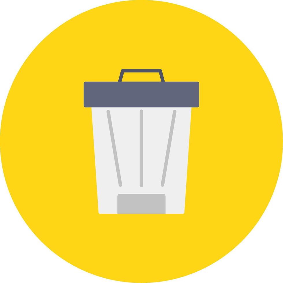 Trash Can Icon Design Symbol vector