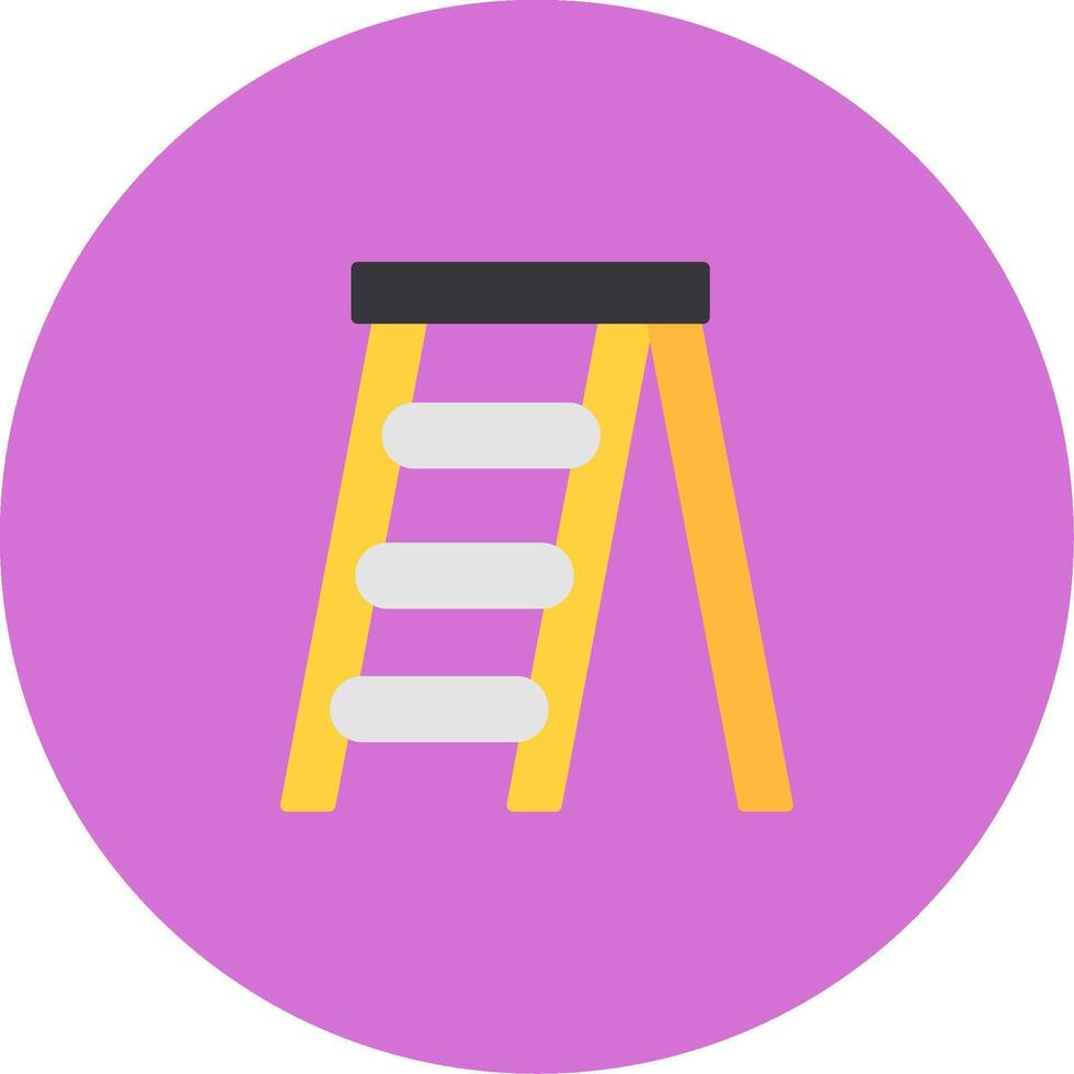 Step Ladder Icon Design Symbol vector
