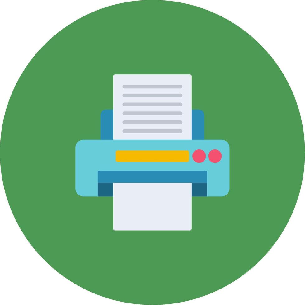 Printer Icon Design Symbol vector