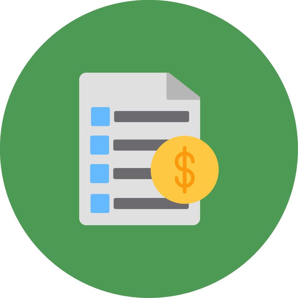 Invoice Icon Design Symbol vector