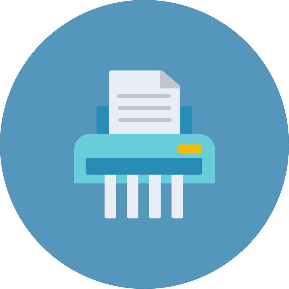 Paper Shredder Icon Design Symbol vector