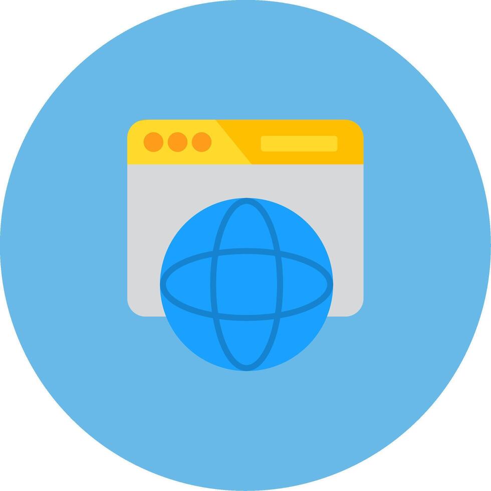 Online Presence Icon Design Symbol vector