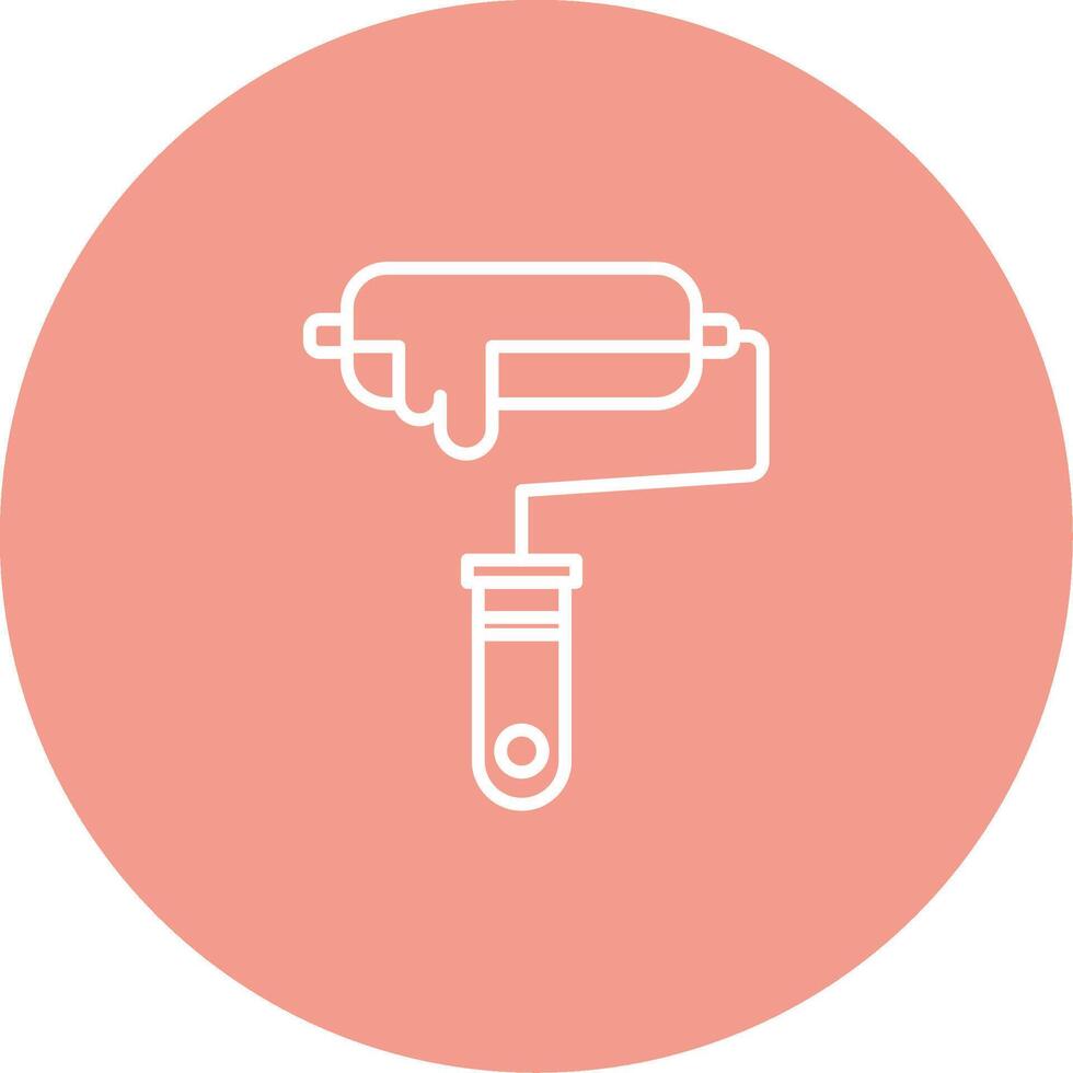 Paint Roller Icon Design Symbol vector