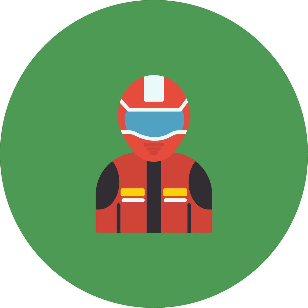Racer Icon Design Symbol vector