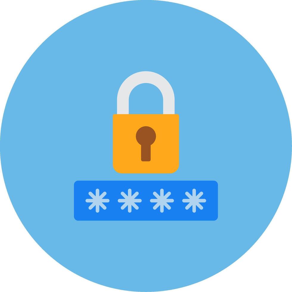 Locked Icon Design Symbol vector
