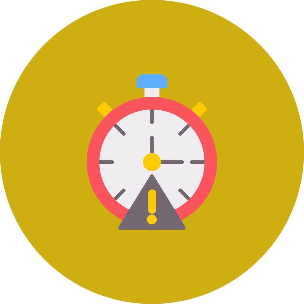 Overdue Icon Design Symbol vector