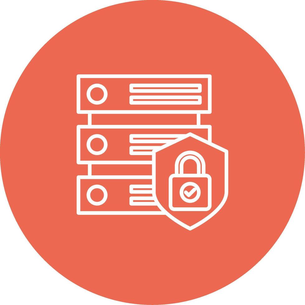 Database Icon Design Symbol vector