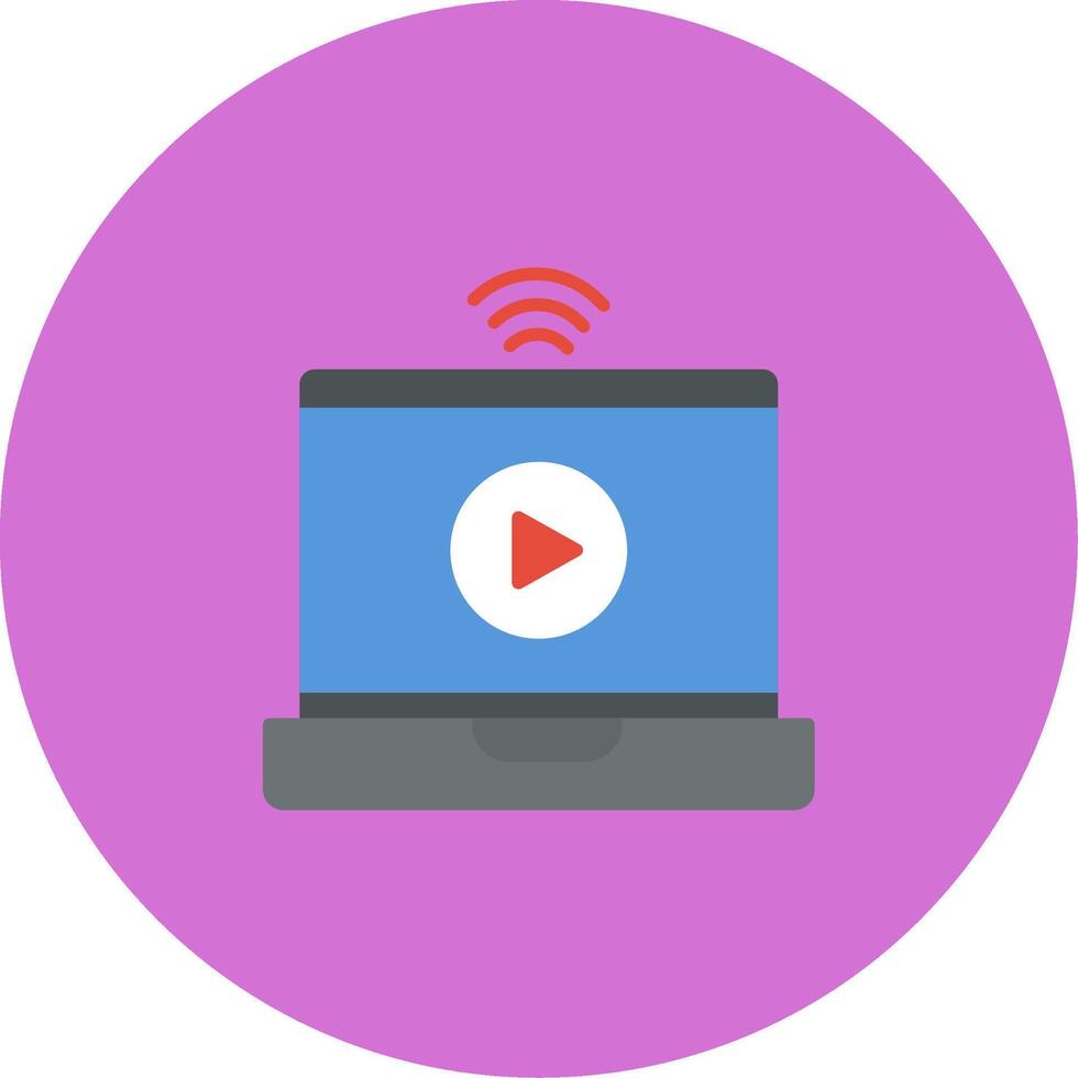 Online Streaming Icon Design Symbol vector