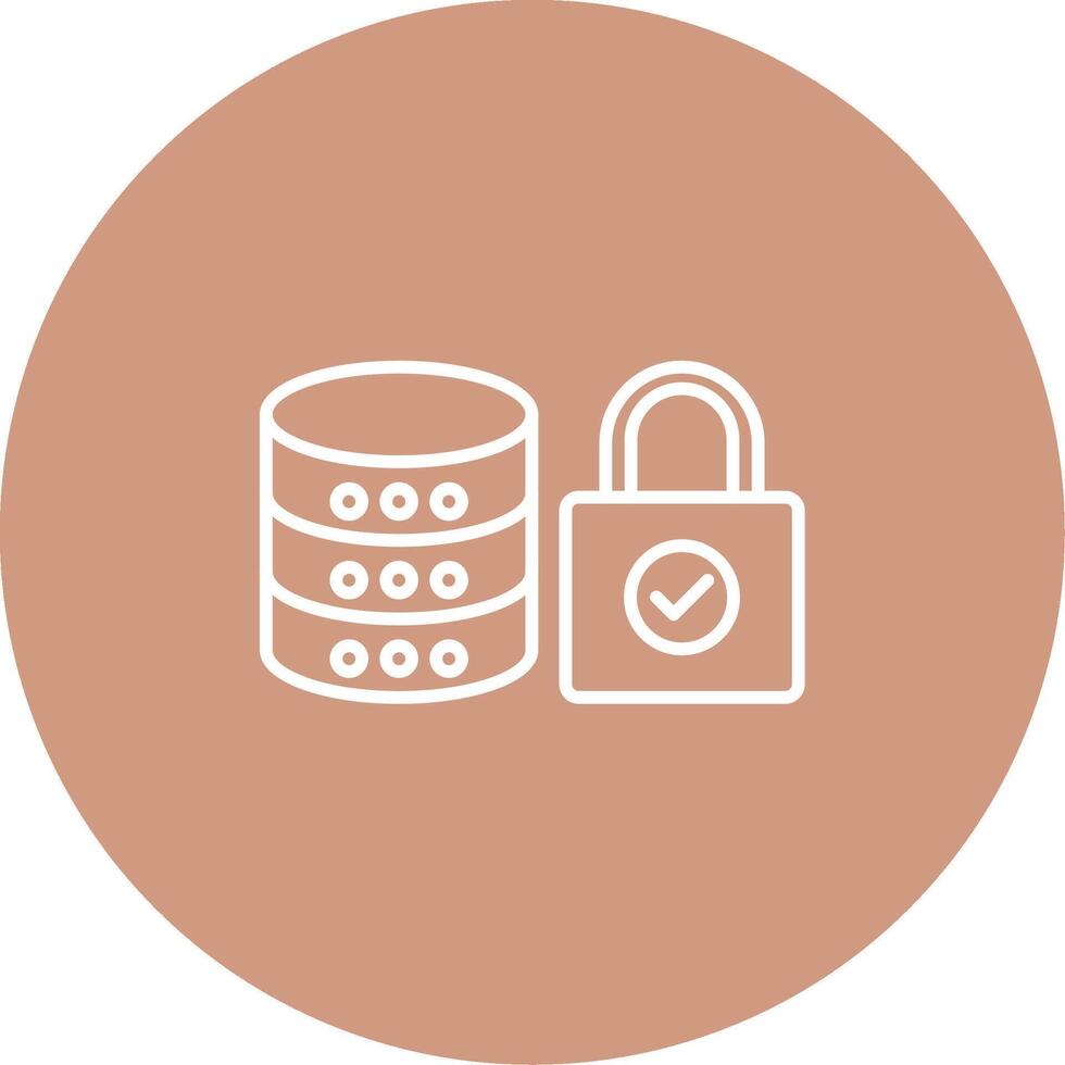 Database Icon Design Symbol vector