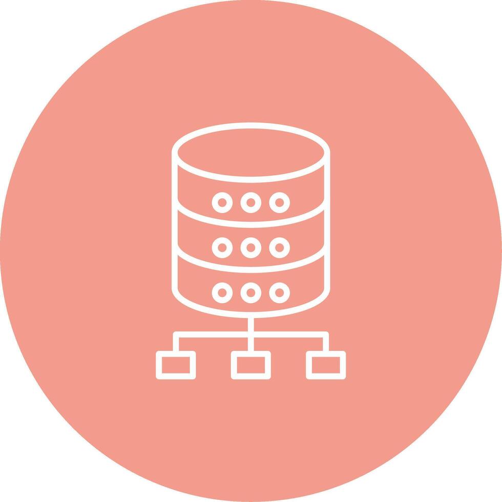 Database Icon Design Symbol vector