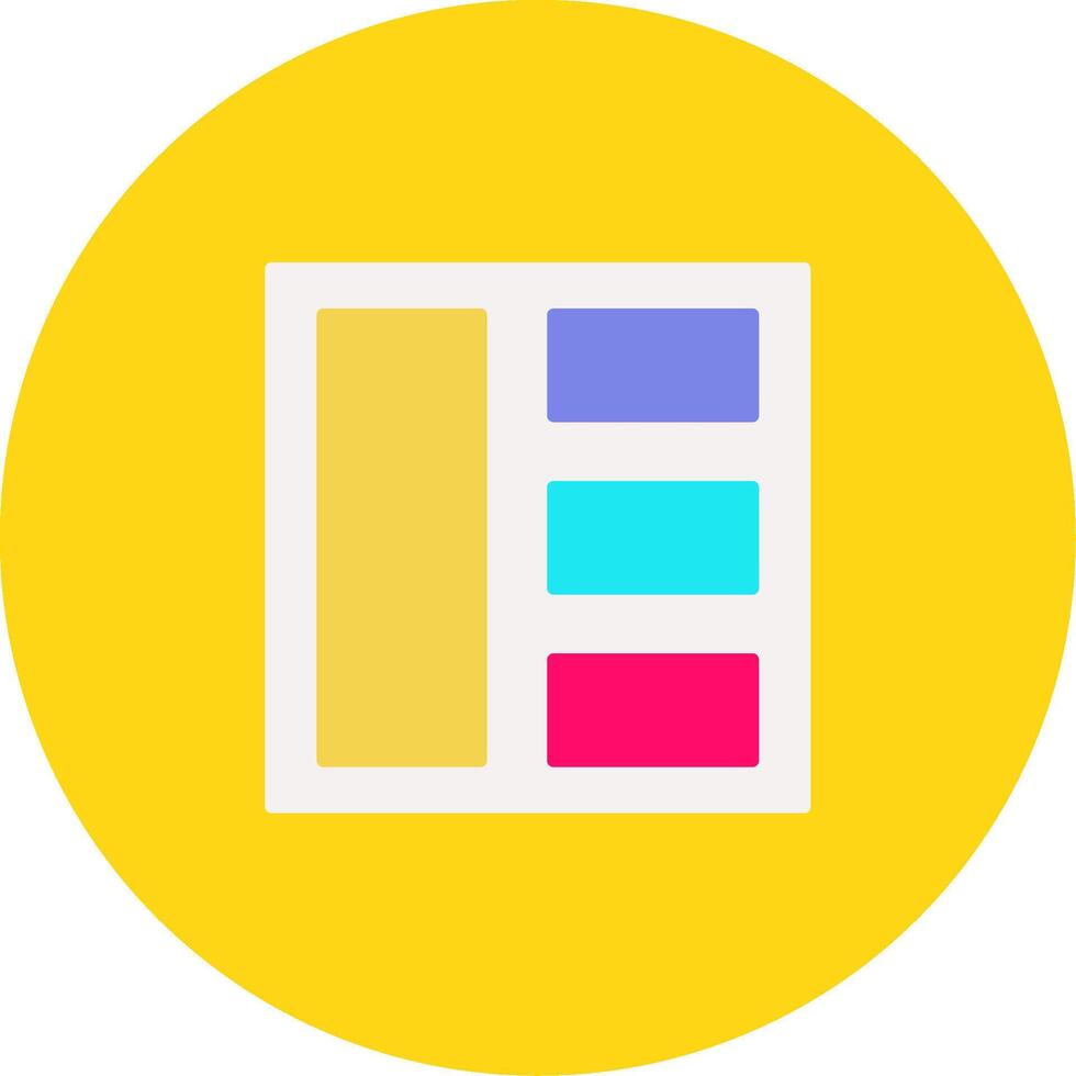 Grid Icon Design Symbol vector