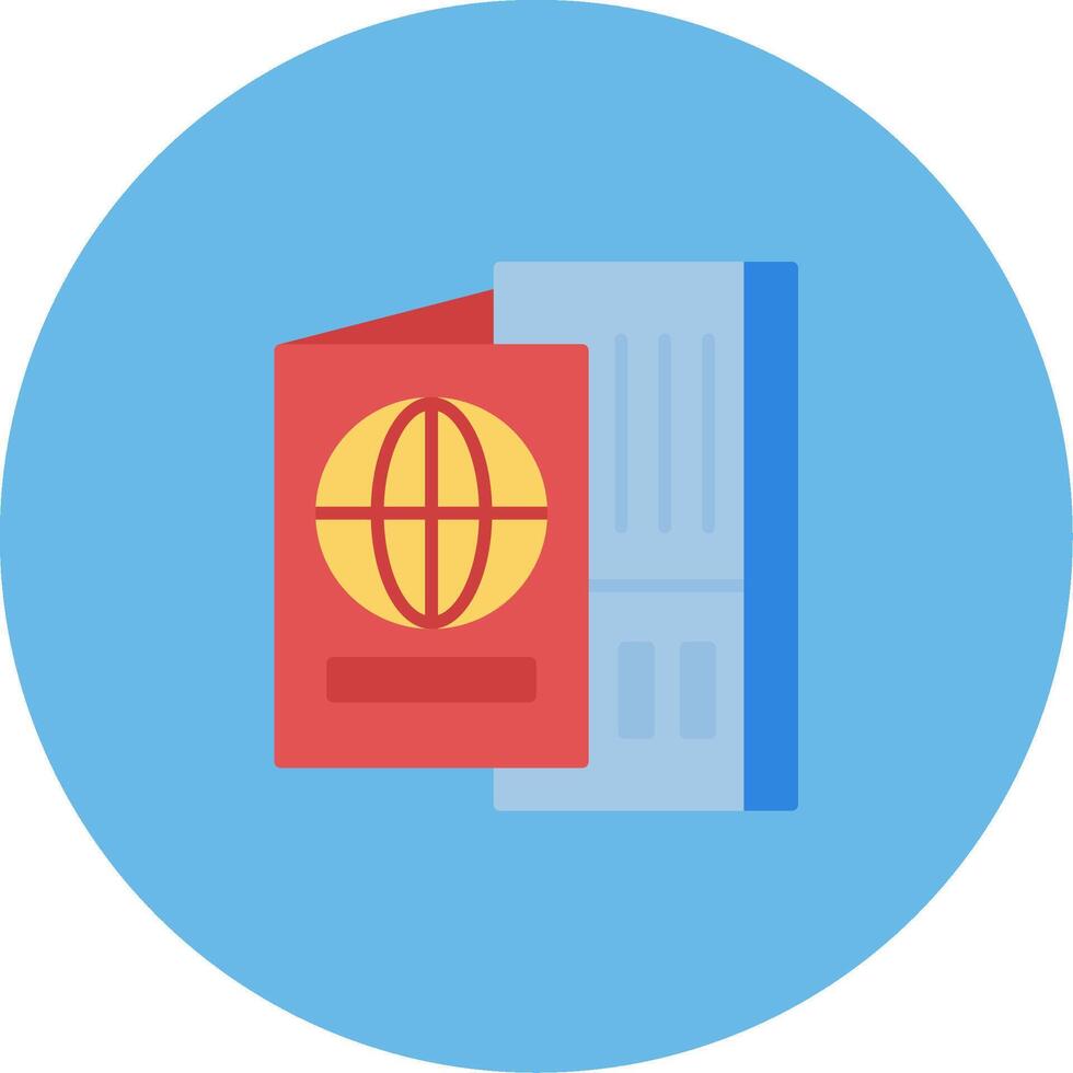 Passport Icon Design Symbol vector