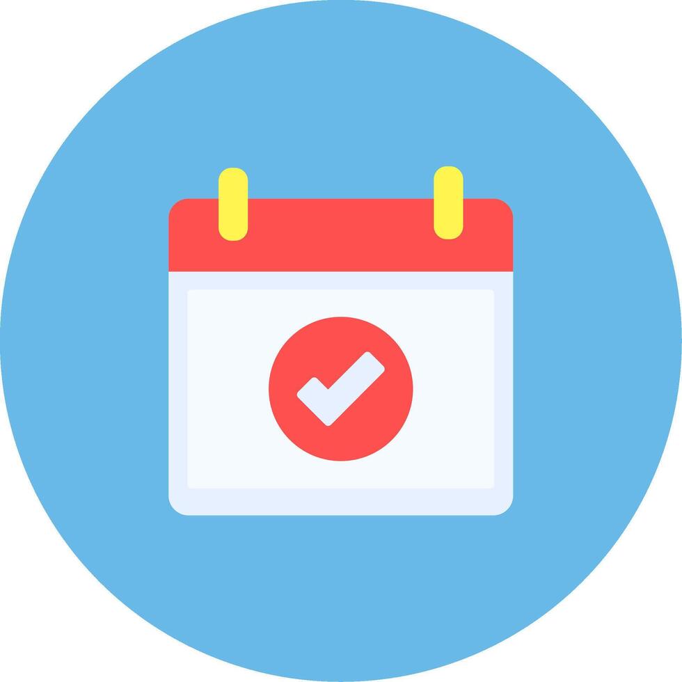 Correct Icon Design Symbol vector