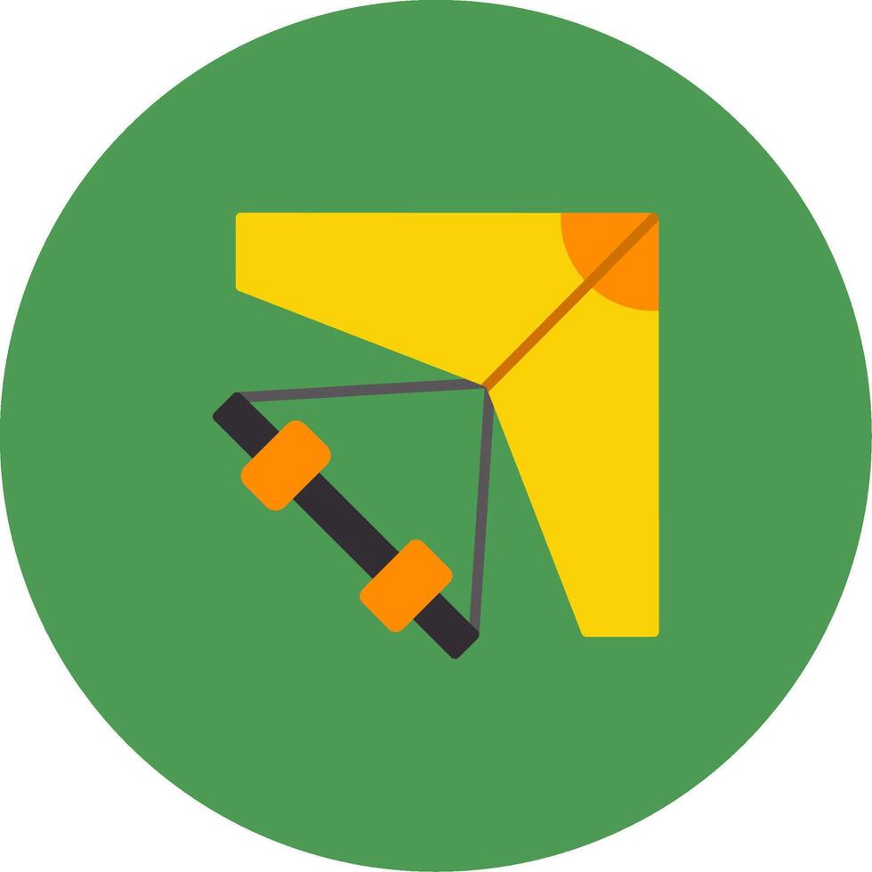 Glider Icon Design Symbol vector