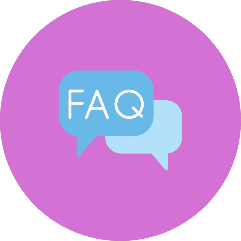 Faq Icon Design Symbol vector