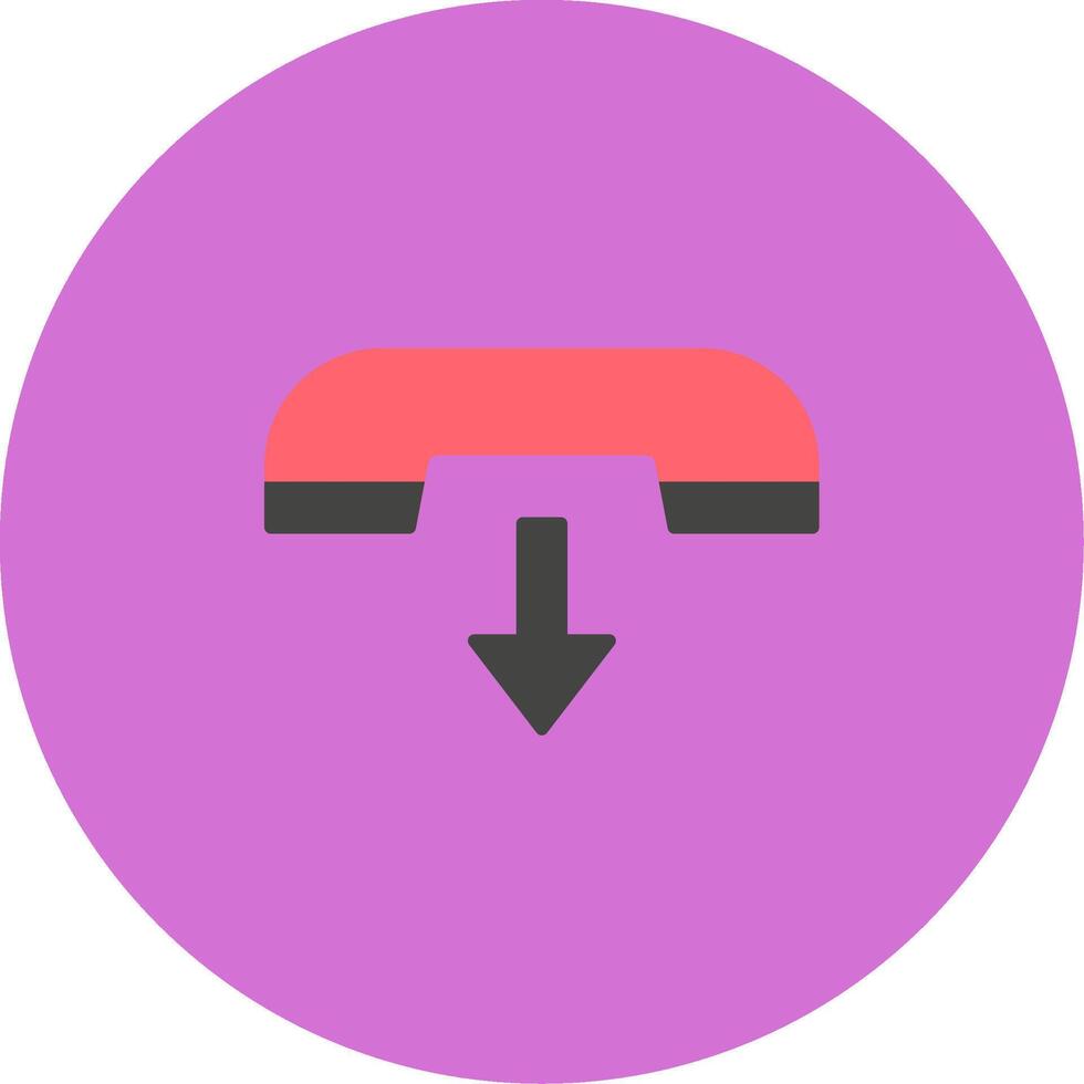 End Call Icon Design Symbol vector