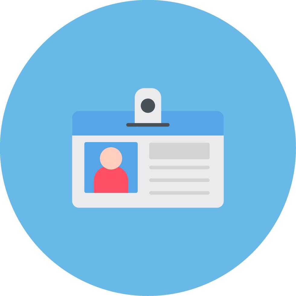 Identification Card Icon Design Symbol vector