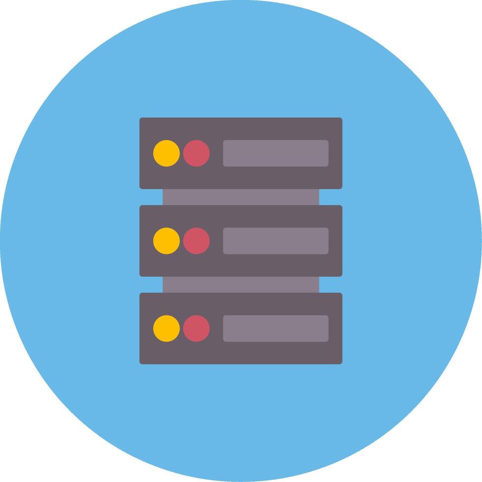 Database Icon Design Symbol vector