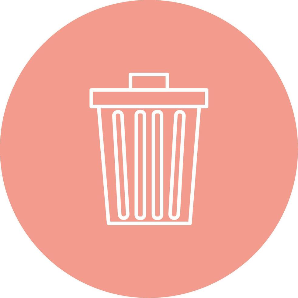 Dustbin Icon Design Symbol vector