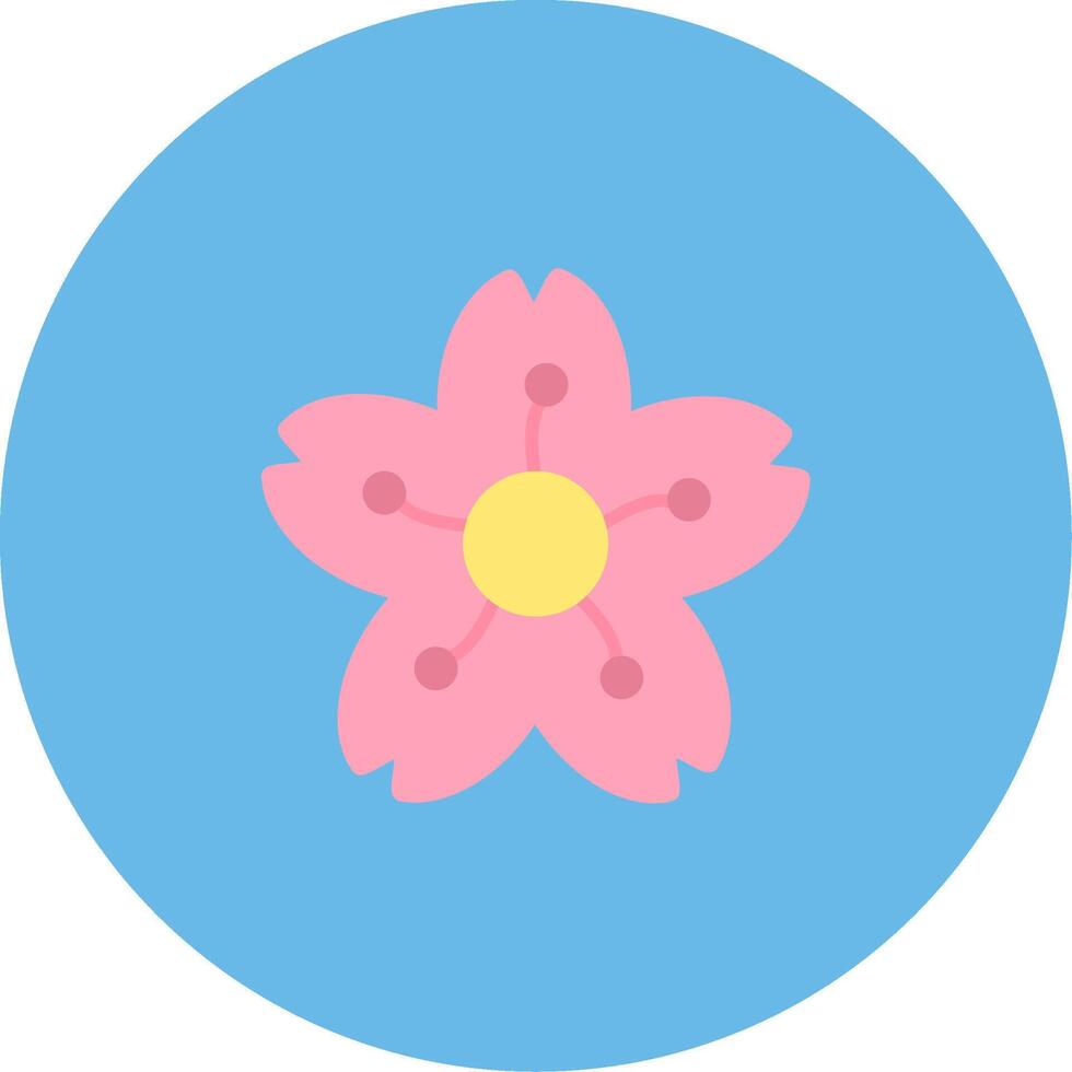 Cherry Blossom Icon Design Symbol vector