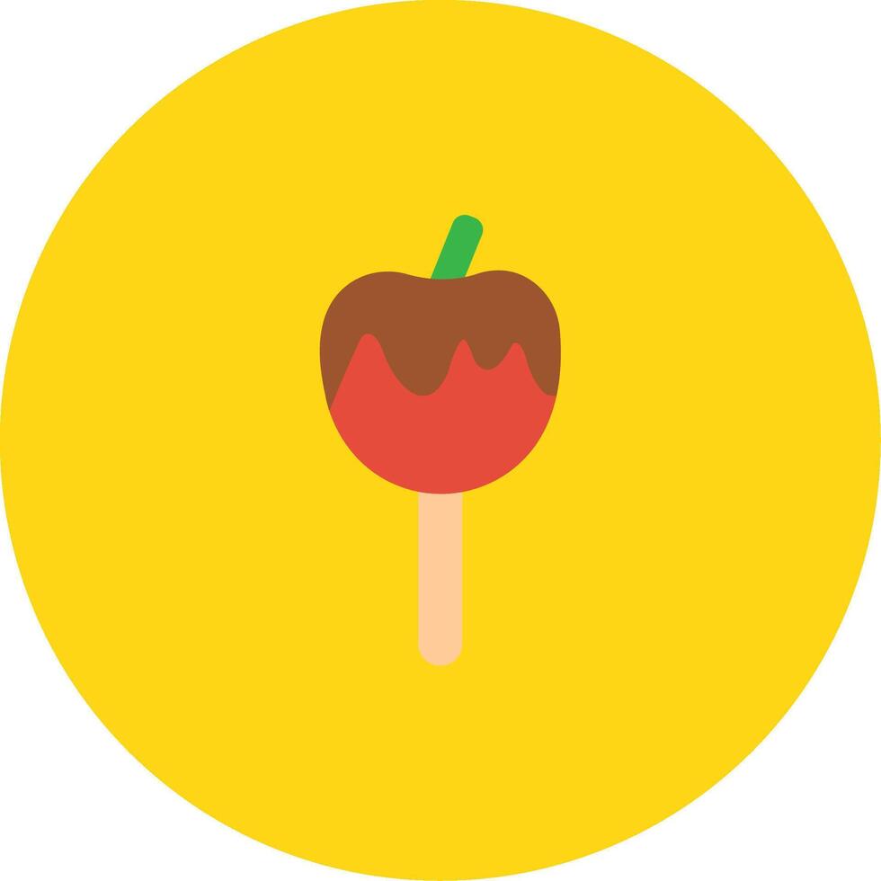 Caramelized Apple Icon Design Symbol vector