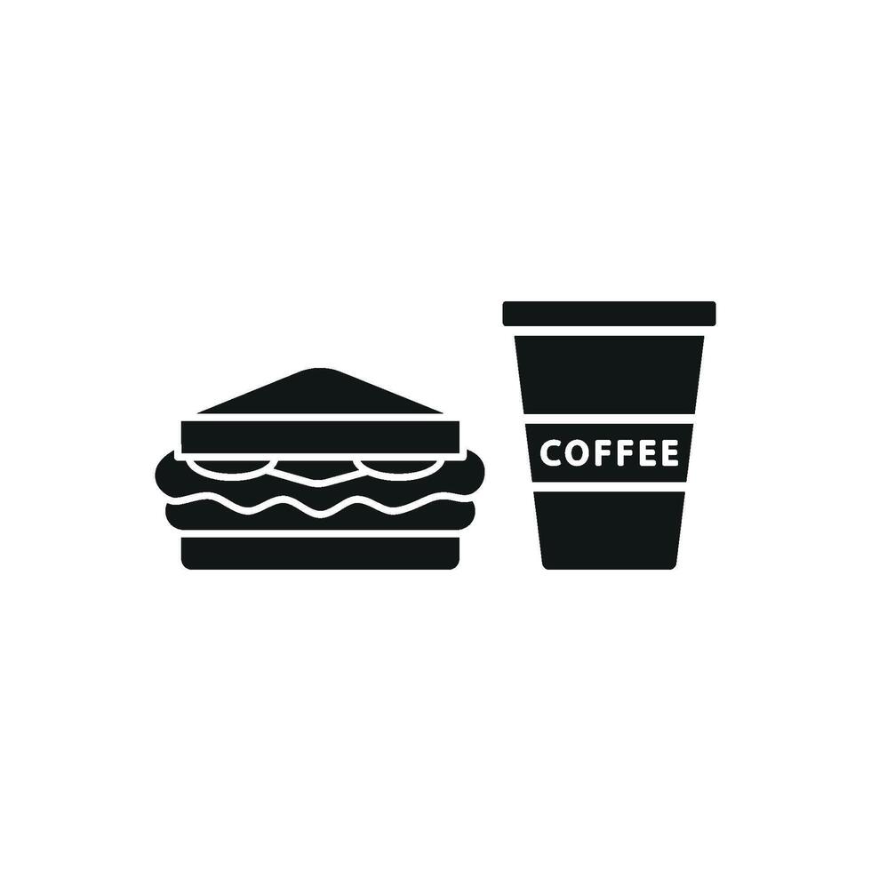 Drink and sandwich set icon with energetic elements, perfect for social media campaigns or promotional events. vector