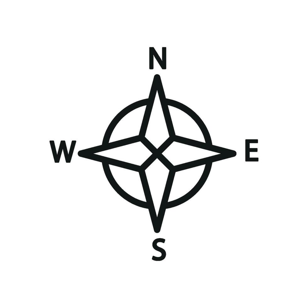 Compass icon delivers an elegant and detailed look, perfect for visualizing professional navigation equipment, adventure sports, or exploration vector