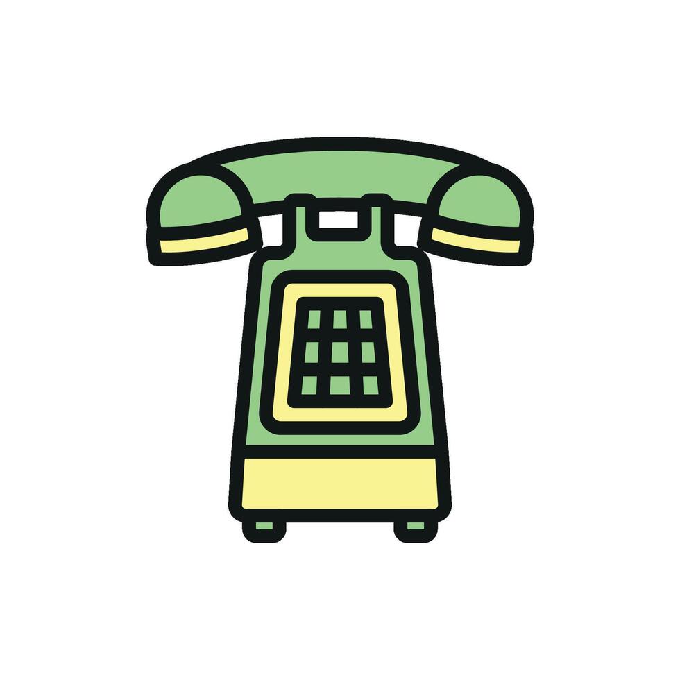 Telephone icon highlights a sleek and modern aesthetic, ideal for illustrating mobile technology, business communication, or connectivity vector