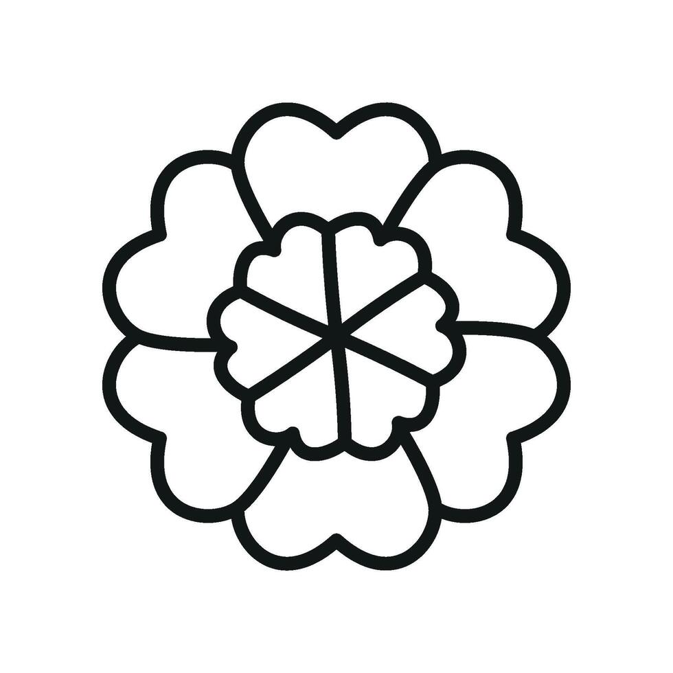 Marigold Icon features a rustic yet elegant design, ideal for representing traditional celebrations, fall festivals vector