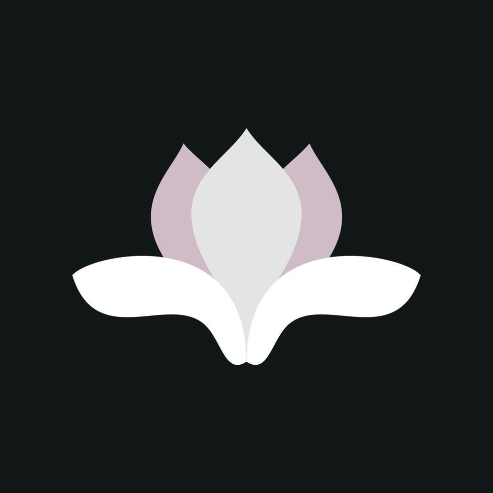 Magnolia Icon offers a fresh, chic look, ideal for representing spring blooms, weddings, and elegant floral arrangements in design projects vector