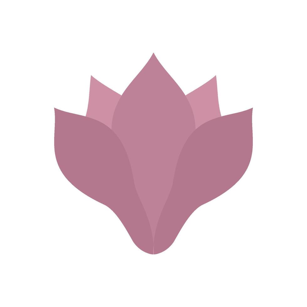 Magnolia Icon provides a calming and elegant design, ideal for promoting luxury skincare, wellness products, and feminine beauty items. vector