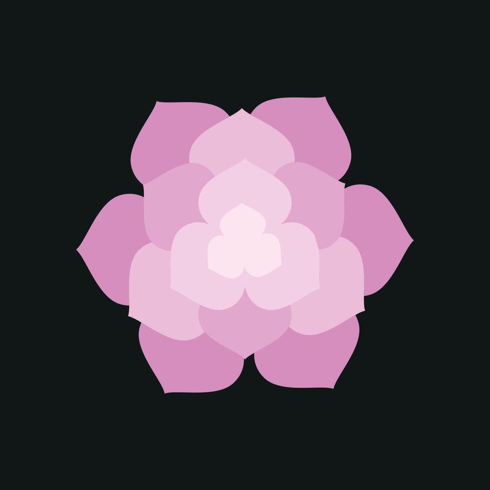 Peony Icon features a bold yet soft design, ideal for representing love, beauty, and elegance in high-end floral and fashion branding vector