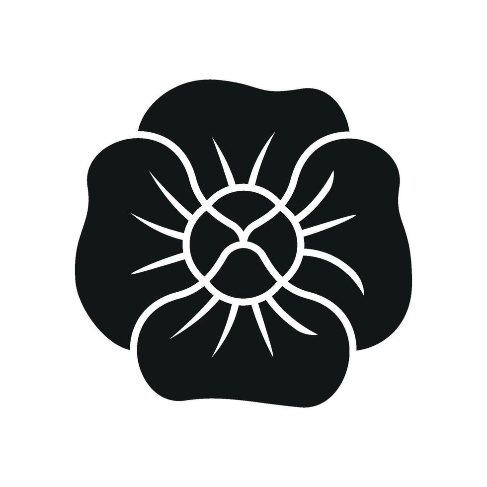 Violet Icon features a soft and sophisticated design, ideal for highlighting feminine elegance, luxury brands, and beauty products vector