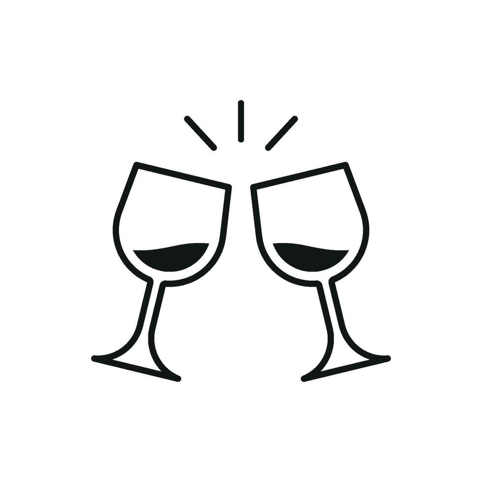 Wine Drink Icon is a sophisticated and elegant design perfect for vineyards, wine shops, and beverage apps vector