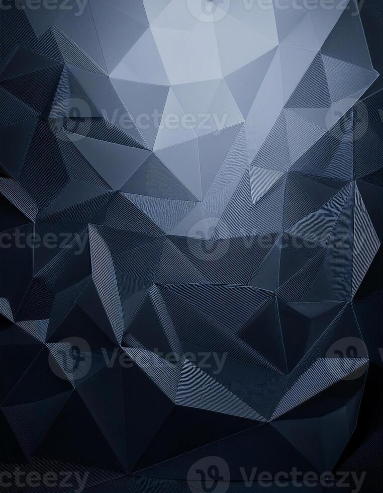 concept features a geometric composition using polygonal shapes in deep photo